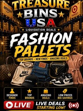 🔥 FASHION PALLETS | DESIGNER & BRAND NAME DEALS 🔥